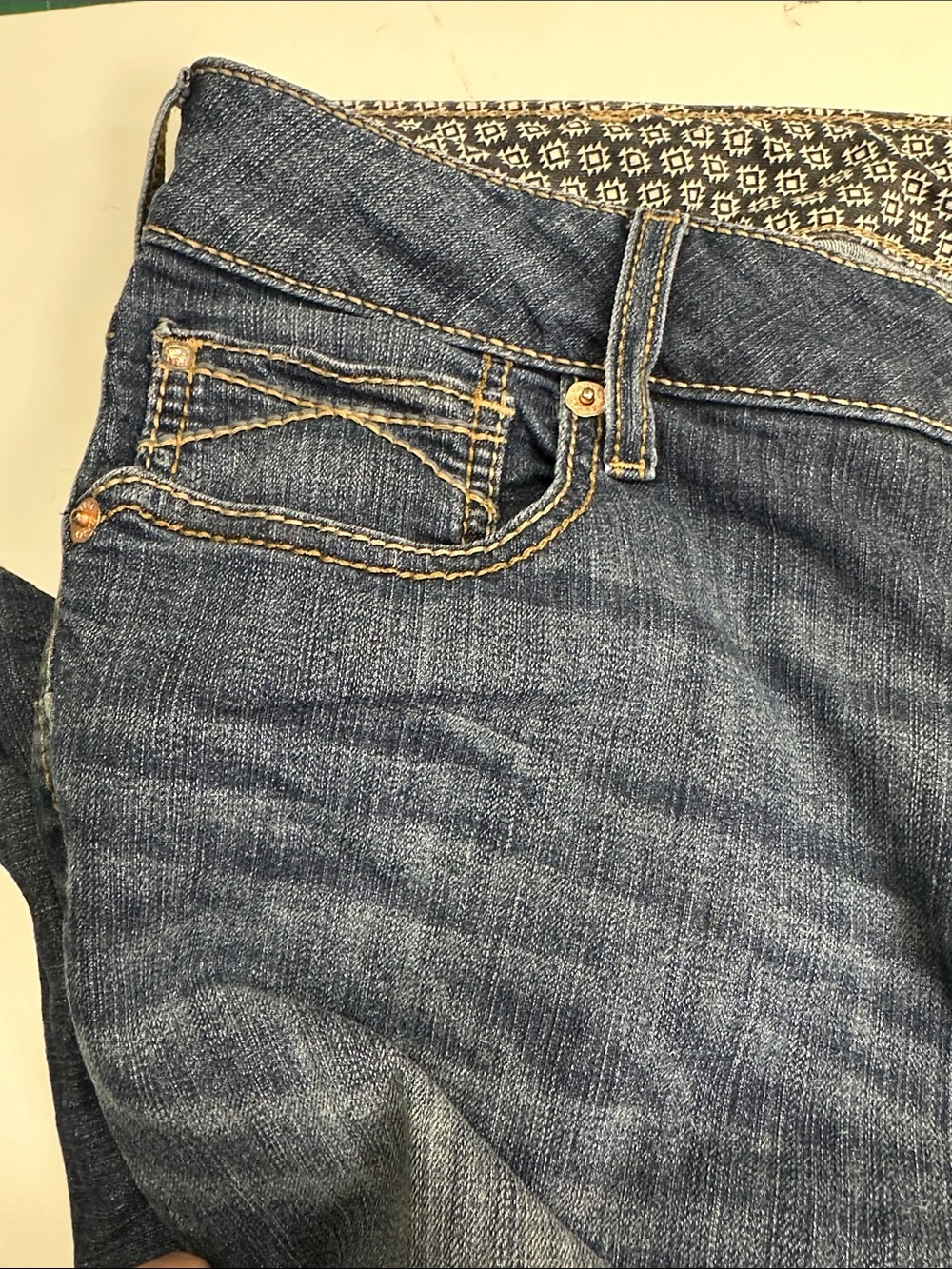 Ariat Real Rosa Jeans Perfect Rise Bootcut Stretch, 34R, Ranch Ride Rodeo - Picture 4 of 16